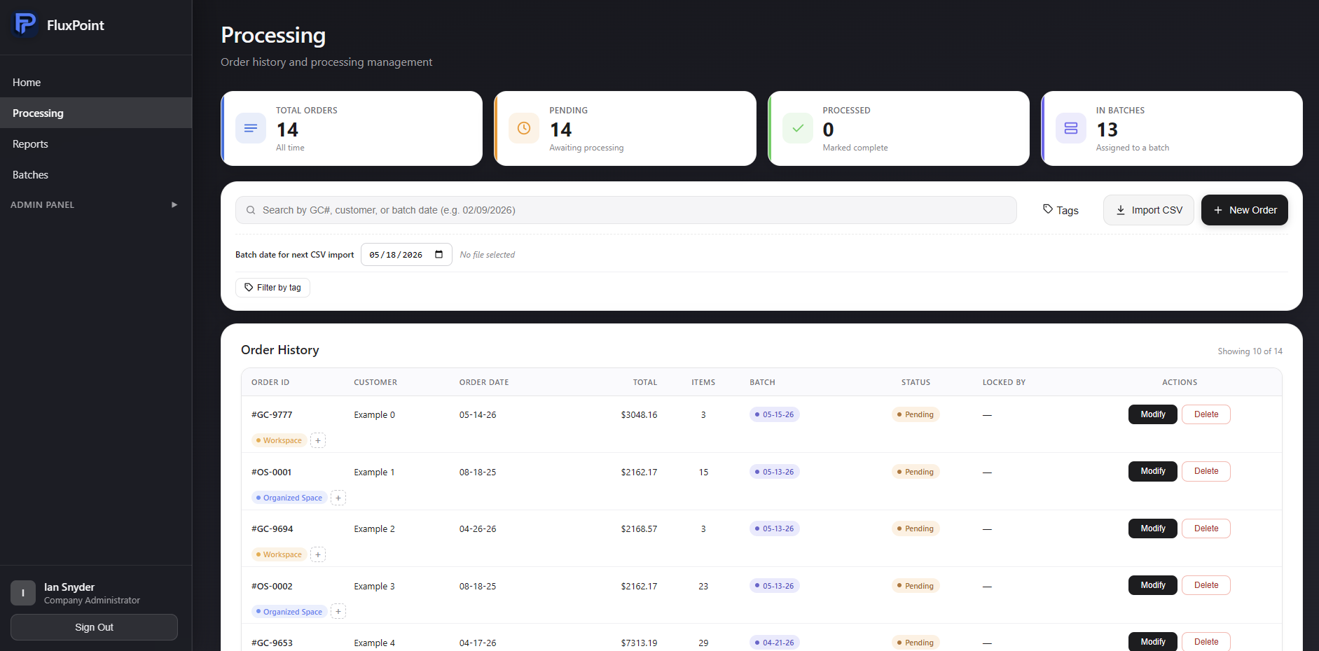 Fluxpoint screenshot